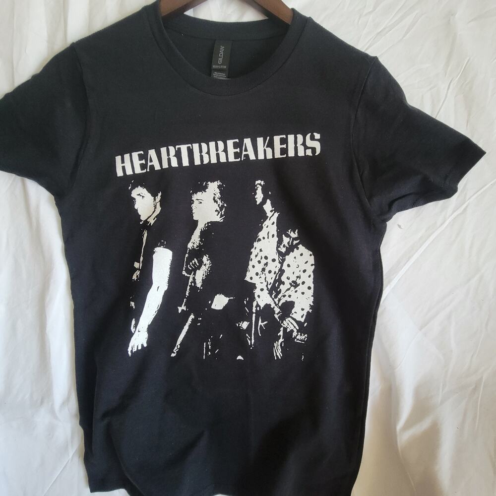 the Heartbreakers band t shirt Ladies Small Black